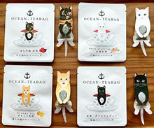 画像をギャラリービューアに読み込む, ４匹の猫のティーバッグ　紅茶４種セット 【オーシャンティーバッグ】
